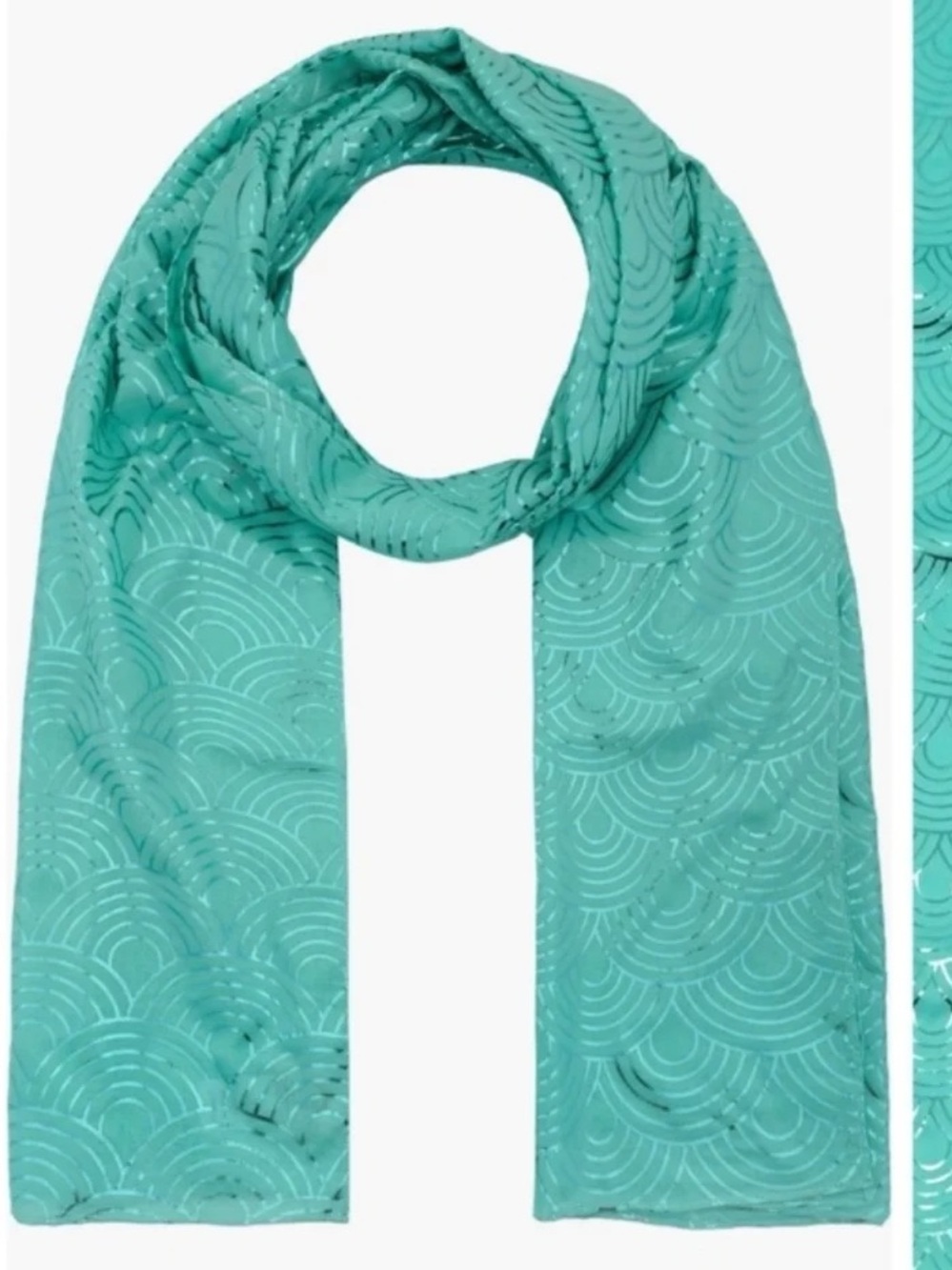 KURT GEIGER LONDON Metallic Rainbow Scarf